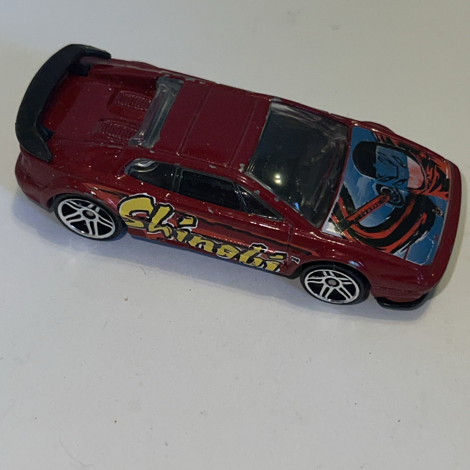 hot wheels 2003 lotus esprit shinobi, burgundy, loose
