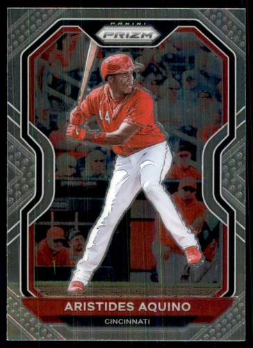 2021 Panini Prizm Cincinnati Reds Baseball Card #208 Aristides Aquino