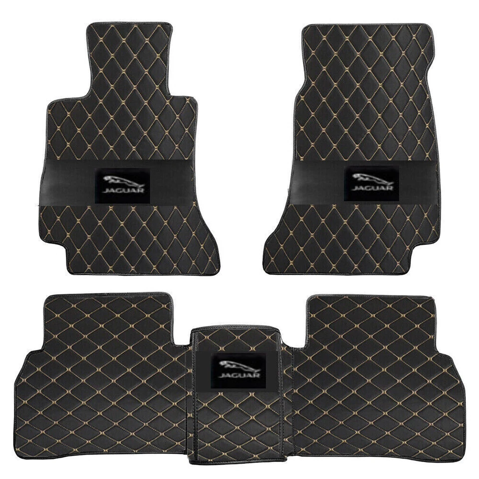 Auto For Jaguar S-Type 2000-2008 Car Floor Mats Luxury Waterproof Carpets Cargo Foto 3 de 4