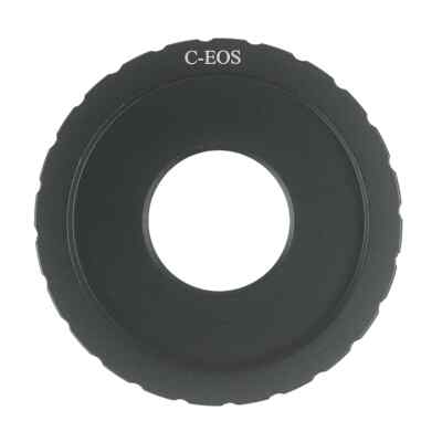 Lens Mount Adapter C to EOS Converter Compatible with C-Mount CCTV/Cine Lenses