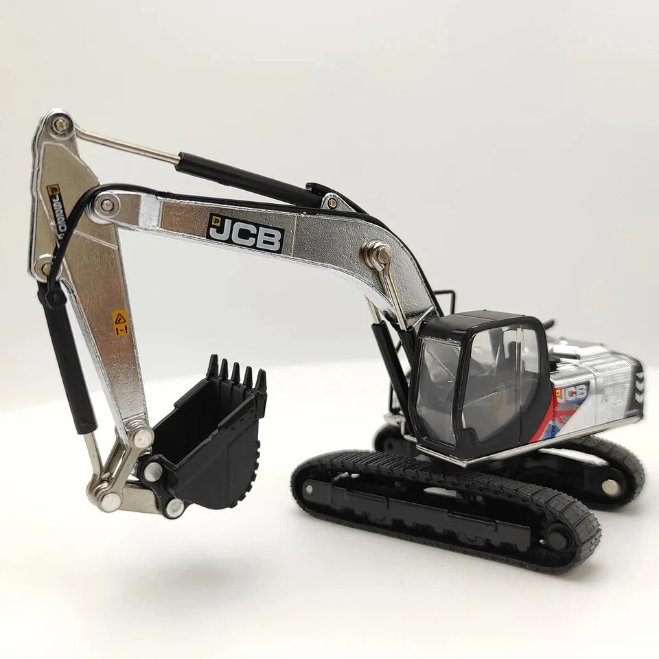 1:76 Scale 76JS002 JCB JS220 Tracked Excavator Machine Car Alloy Car Model - Image 3 of 4