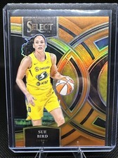 2024 Panini SELECT WNBA SUE BIRD ORANGE PRIZM STORM 005/125 #150
