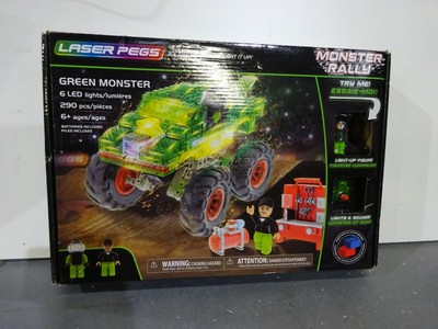 laser pegs green monster