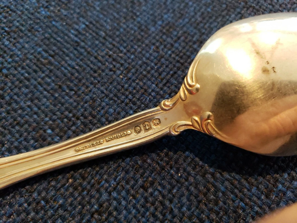 CUCHARA PARA SERVIR GORHAM STERLING LA SCALA PERFORADA 9" Foto 4 de 4