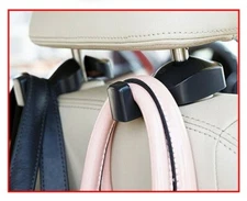 2x All Car Back Seat Headrest Hanger Holder Hooks For Bag Purse Cloth Grocery