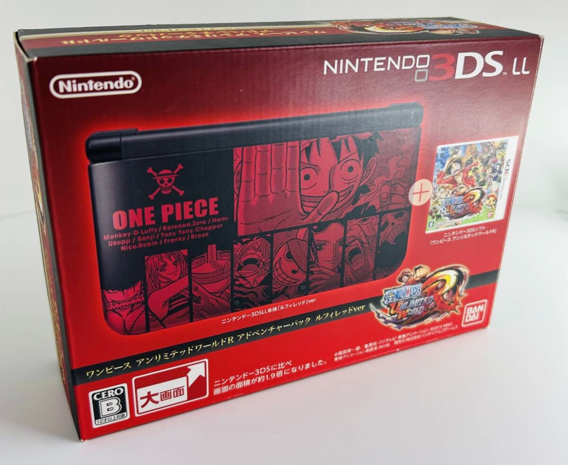 任天堂3DSLL ワンピースアンリミテッドワールド 本体 本体)ワンピース