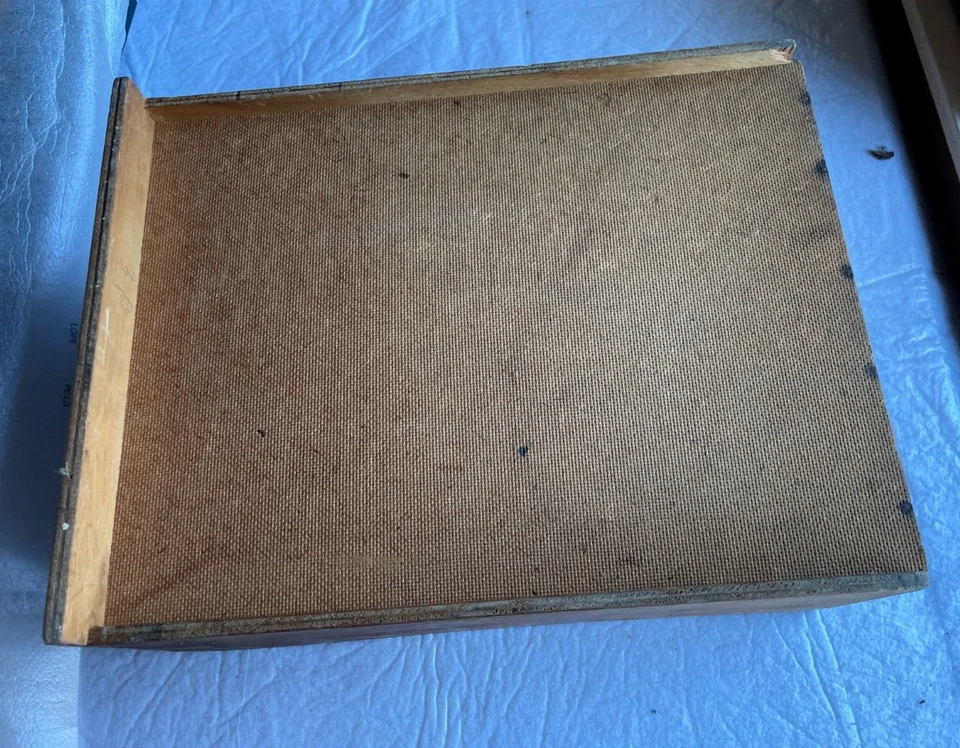 ancien casier caisse boite rangement bois atelier métier - Photo 2/3