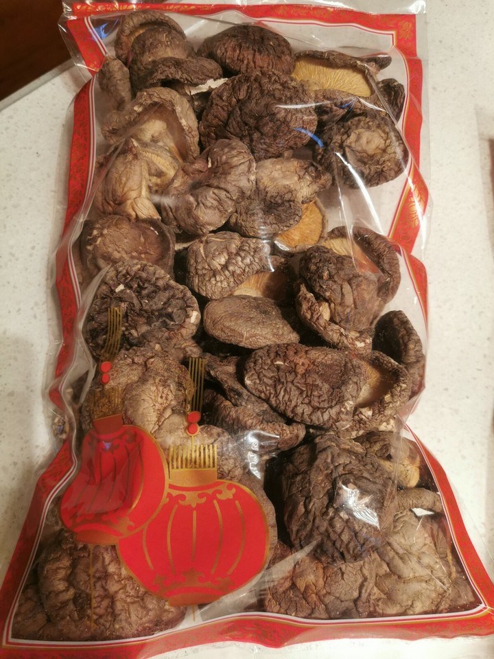 100% ORGANIC TOP GRADE DRIED SHIITAKE CHINESE MUSHROOM 1 LB (16 Oz) 4-5 ...