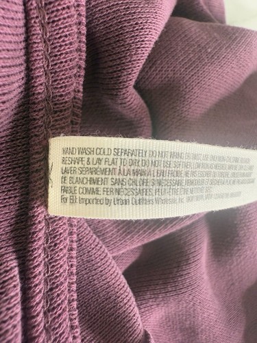 NWT$78 Free People Movement Baja Sleeveless Hoodie in Wine Size Medium - Picture 11 of 12