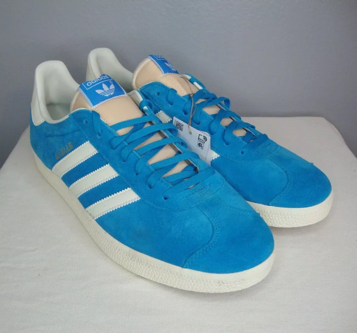 Enfriarse ola Trascendencia Adidas Gazelle Retro 90s Trainers Shoes Men&#039;s US 10.5, UK 10 Bold Aqua  GY7337 | eBay