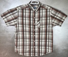 Columbia Omni-Wick Short Sleeve Advanced Evaporation Plaid Button Down Size M