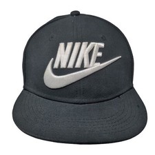 Nike S1ze True Boy's Snapback Hat Black Size OSFM Embroidered Big Logo