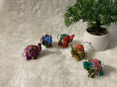 elephant key chains Handmade Random Colors