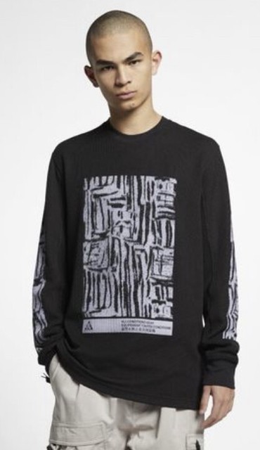 nike acg long sleeve knit tee