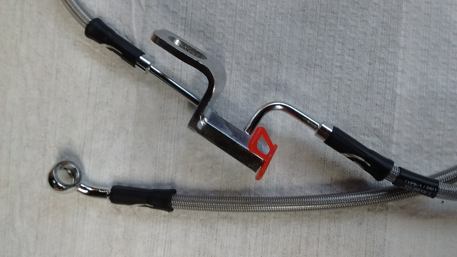 Goodridge Rear Brake Line HarleyDavidson 2007 FLSTF FXST/B/C THD0085