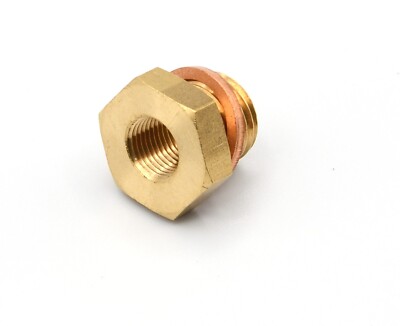 1/8'' NPT Adapter auf  M14 x 1.5 - Messing für Sensoren Druckanzeigen Öldruck usw