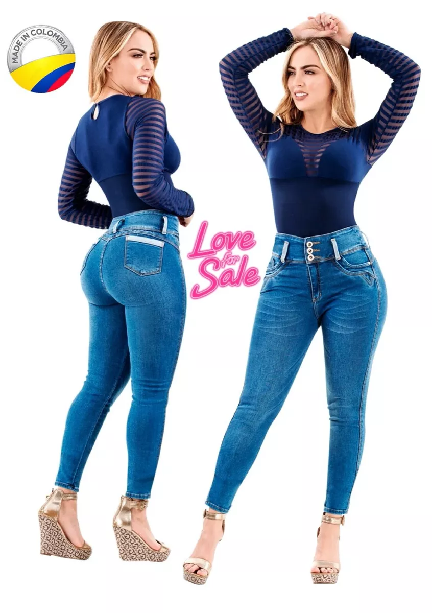 Push Up Jeans Reduce Abdomen Pantalones Colombianos Original