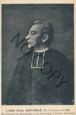 Photo PK Emile Wetterlé Catholic Clergyman Editor Member Of The Reichstag L1.74