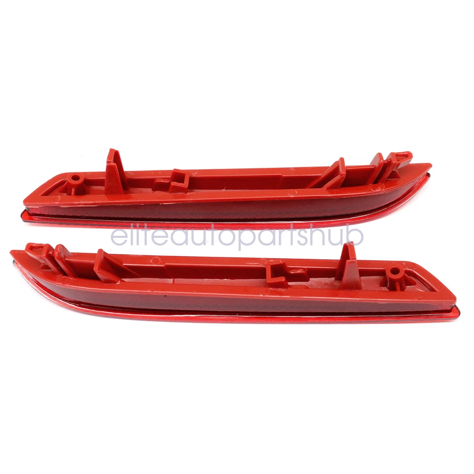 2Pcs Rear Bumper Reflector Fit 2010-2011 Honda Insight / Honda CRV 2012-2014 - Image 3 of 4