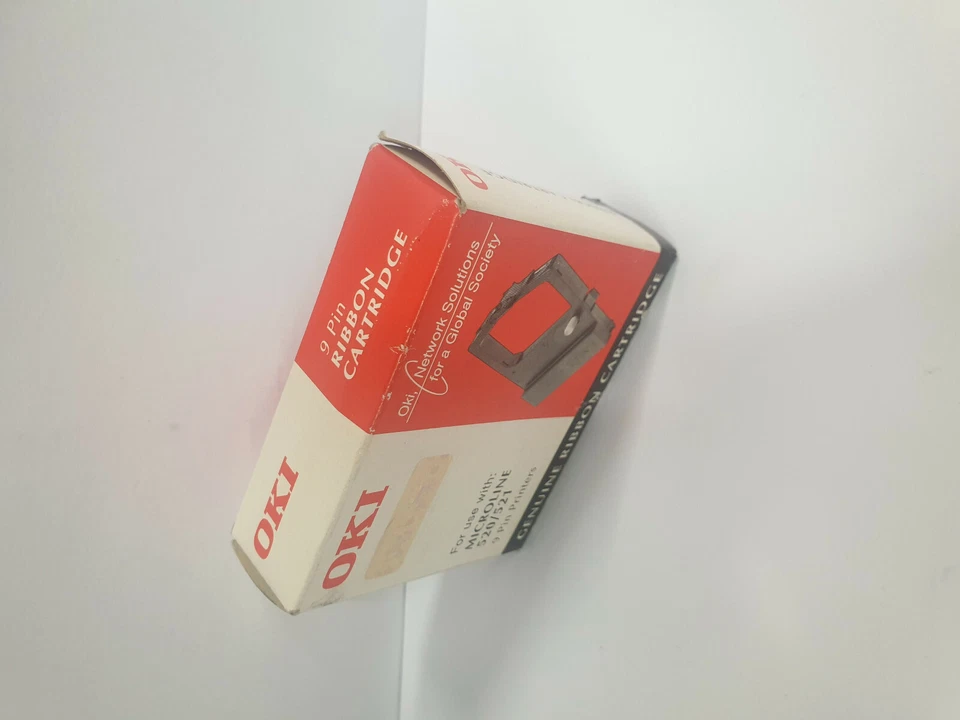 Genuine Original Oki Black Fabric Ribbon for Microline 520/521  09002315 - Image 3 of 3