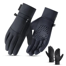 Waterproof Winter Gloves Touch Screen Mittens Gloves with Pocket for Men Women