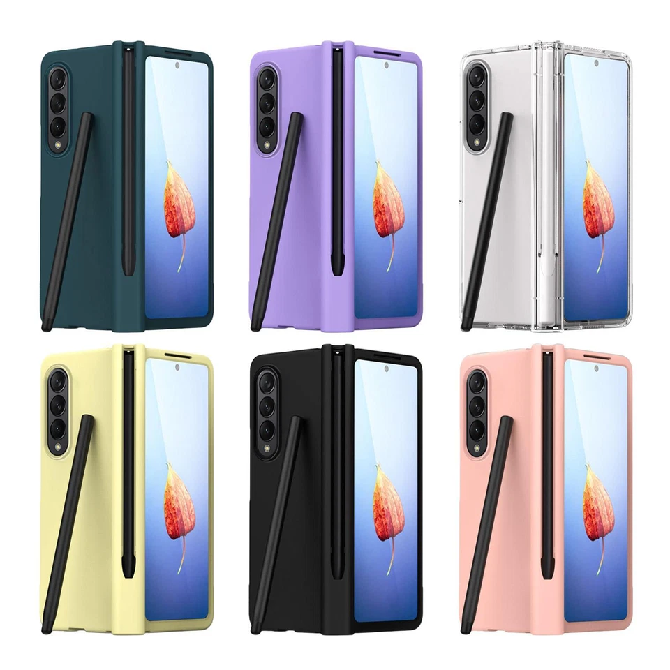 Für Samsung Galaxy Z Fold 5 4 3 Schutzhülle mit Stift Pen Handyhülle Case Cover