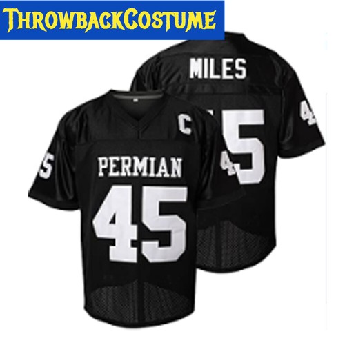Boobie Miles 45 Friday Night Lights Football Jersey Permian HS Black S