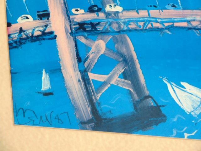 Fuzzy on GG Bridge シルクスクリーン版画 254/300 Fuzzy on GG Bridge シルクスクリーン版画 254/300
