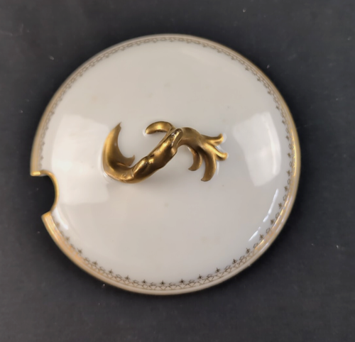 Theodore Haviland Limoges Schleiger, Gravy Boat w /attached Underplate & Ladle - Picture 5 of 9