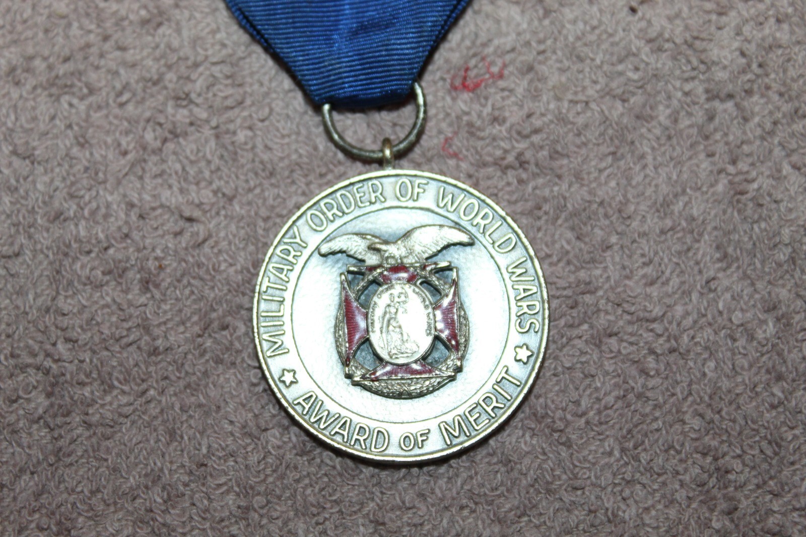 Original U.S. Military Order of World Wars Award of Merit Medal w/Full