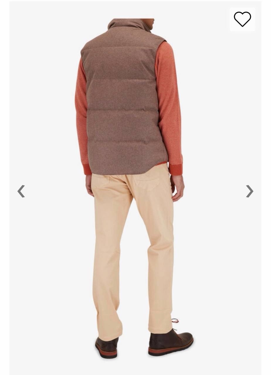 Canada Goose Garson Vest WR Quilted 100% Wool Old Money Style Made in Canada NWT thumbnail 3