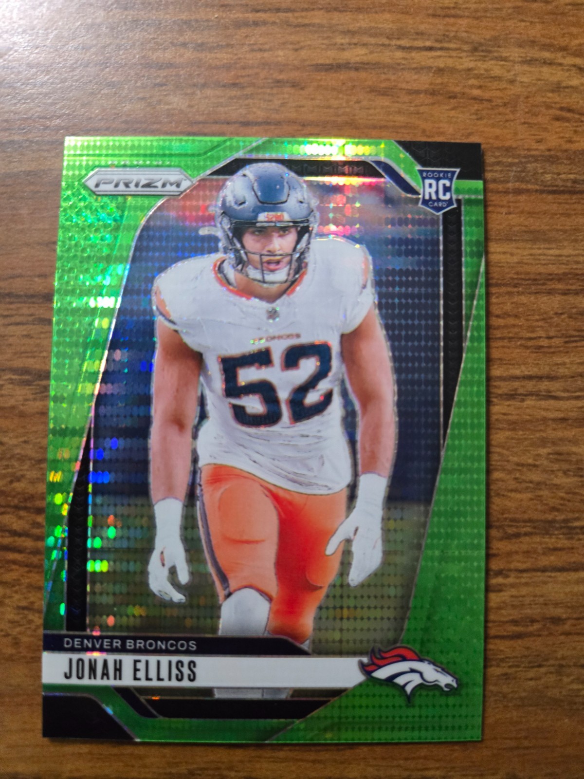 2024 Panini Prizm - Rookies Jonah Elliss #356 Neon Green Pulsar Prizm (RC)