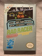 Rad Racer (Aka Highway Star In Japan) (NES) 1987 Box Cartridge Manual Good/Works