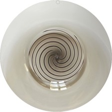 VENINI MURANO 1988 PIATTO VETRO DIAMETRO 42 CM