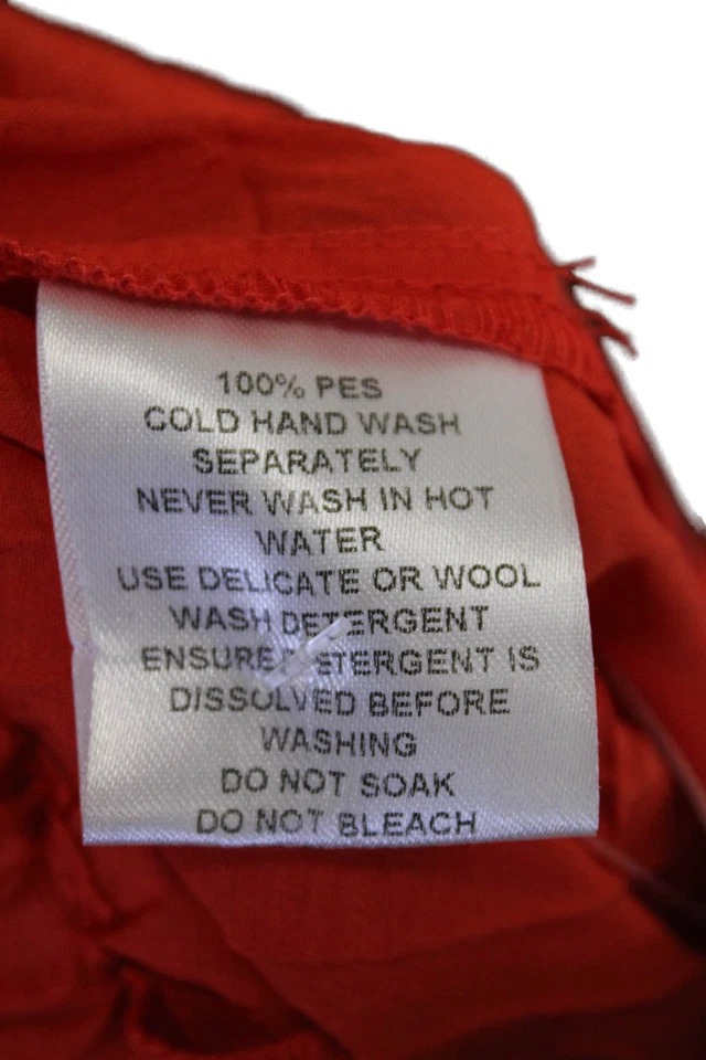 Maxi falda plisada Alpha 60 para mujer color rojo amapola talla grande Foto 4 de 4