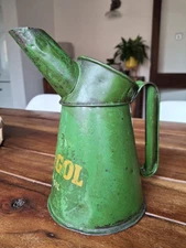 Prices Energol Early Vintage Motor Oil Pint Jug Can 1949 Original Condition 