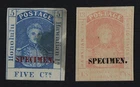CKStamps: US Stamps Collection Hawaii Scott#10S Used #11S H OG Small Thin