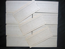 11 pcs VINTAGE MAINFRAME COMPUTER PUNCH CARDS NEW USSR 1980s