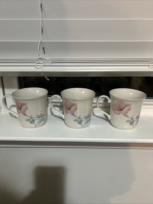 Noritake Gala Cuisine Tea Cups Made In Japan Set of 3 Vintage Discontinued Rare