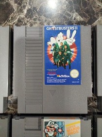 Nintendo NES 8 Game Lot Mario Track Meet Back To The Future Ghostbusters II +