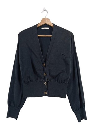 ESPRIT Cardigan Damen Jacke Gr. DE 38 blau Casual-Look