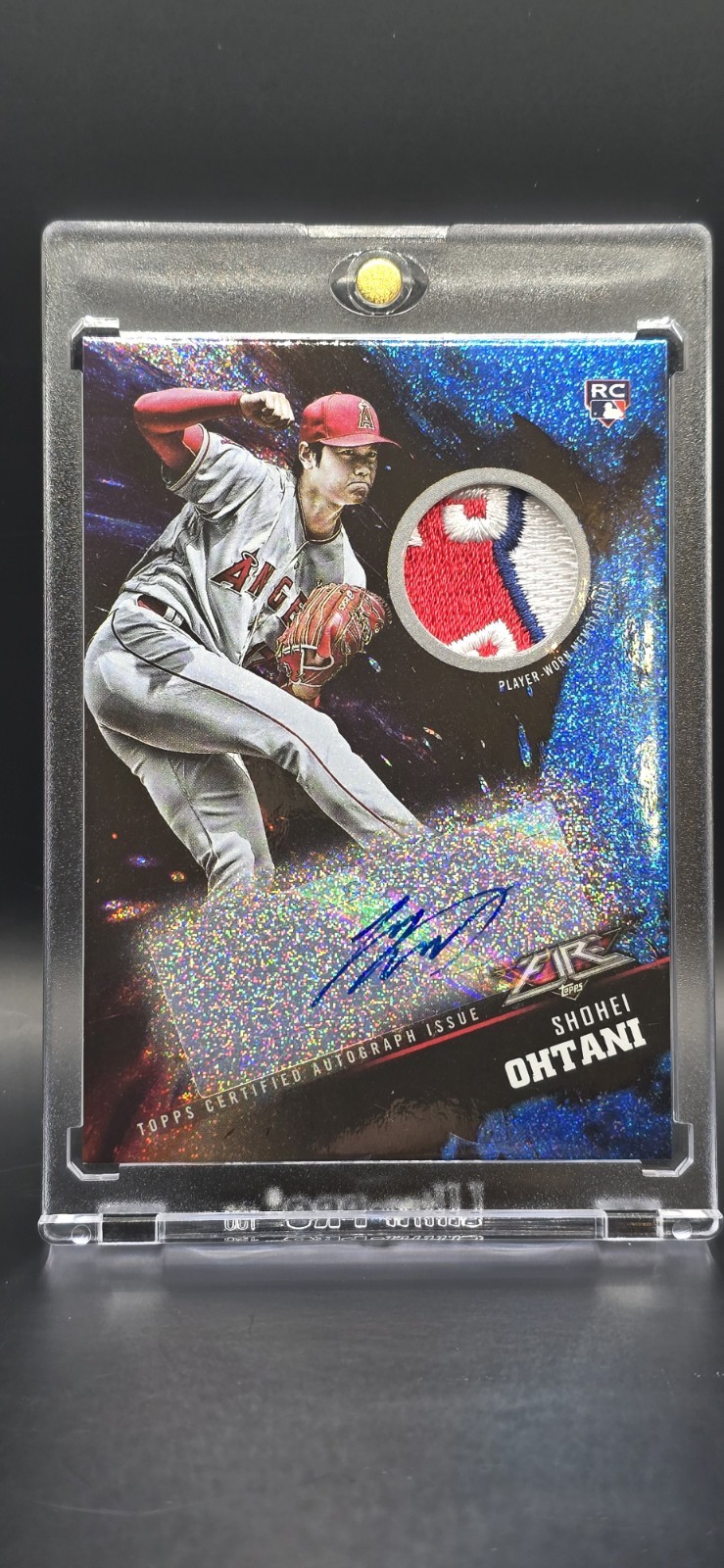 2018 Topps Fire Shohei Ohtani Rookie Auto Relic RC #09/15 Rare Low Pop SSP 👑🔥