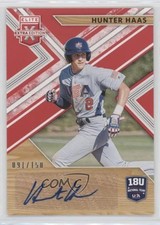 2019 Elite Extra Edition 18U National Team Signatures Red Hunter Haas Auto a3i