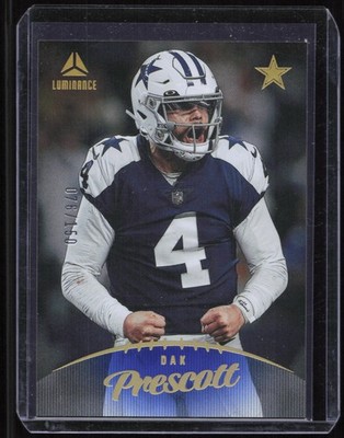 2023 Panini Luminance #49 Dak Prescott Blue #/150