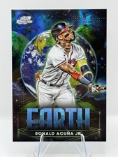 🔥Ronald Acuna Jr Case Hit Planetary Pursuit Earth SSP 2025 Cosmic Chrome MINT