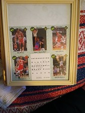 Classic 1991 Draft Picks Uncut 5-Card Sheet Billy Owens Mutombo Johnson