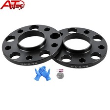 2pcs 12mm 5x120mm Wheel Spacers for BMW with M12x1.5 Studs 72.56mm