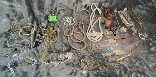 Vintage Costume Jewelry Lot (40+ pieces and 2+ lbs)