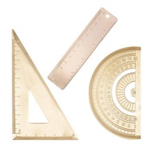 Geometry Measuring Tools Protractor Geometry Protractor Compass Clear Ruler