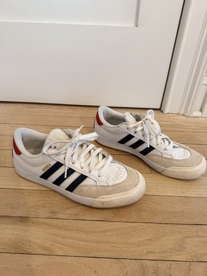 Adidas 'Nora White Navy Scarlet' -Size US 7 Men's (about size 8 women's